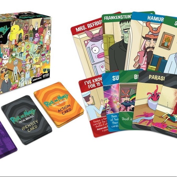 3/$40 Rick and Morty- Total Rickall Card Game - Picture 2 of 5